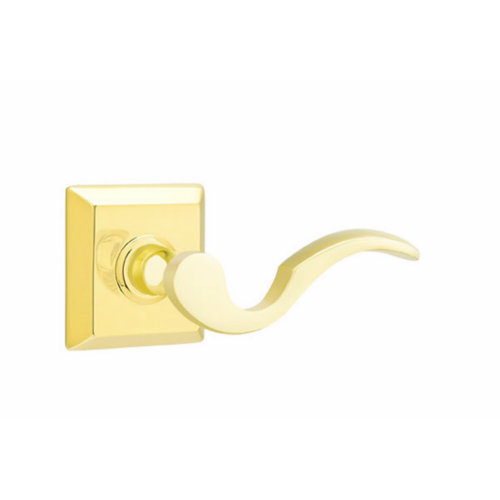 Emtek Privacy Leverset w/ Quincy Rosette & Cortina Lever (CF) Wayfair